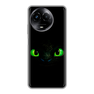 Силиконовый чехол на Realme Narzo 60x 5G с принтом Как приручить дракона Силиконовый чехол на Realme Narzo 60x 5G с принтом Как приручить дракона