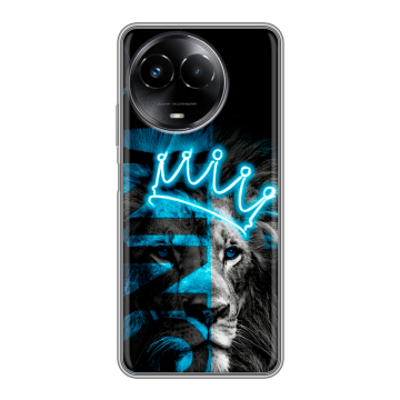 Силиконовый чехол на Realme Narzo 60x 5G с принтом Король лев