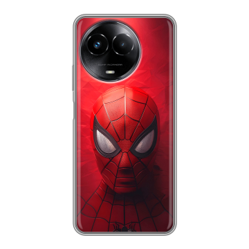 Силиконовый чехол на Realme Narzo 60x 5G с принтом Spiderman Человек паук Силиконовый чехол на Realme Narzo 60x 5G с принтом Spiderman Человек паук