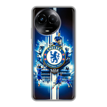 Силиконовый чехол на Realme Narzo 60x 5G с принтом Chelsea Челси