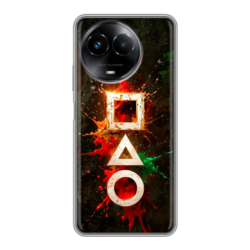 Силиконовый чехол на Realme Narzo 60x 5G с принтом Squid Game Игра кальмара Силиконовый чехол на Realme Narzo 60x 5G с принтом Squid Game Игра кальмара
