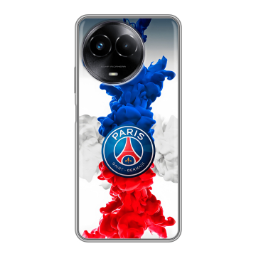 Силиконовый чехол на Realme Narzo 60x 5G с принтом PSG ПСЖ