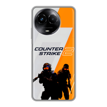 Силиконовый чехол на Realme Narzo 60x 5G с принтом Counter Strike Силиконовый чехол на Realme Narzo 60x 5G с принтом Counter Strike