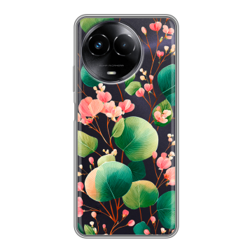 Силиконовый чехол на Realme Narzo 60x 5G с принтом женский