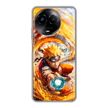 Силиконовый чехол на Realme Narzo 60x 5G с принтом Аниме Наруто Naruto Силиконовый чехол на Realme Narzo 60x 5G с принтом Аниме Наруто Naruto