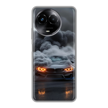 Силиконовый чехол на Realme Narzo 60x 5G с принтом BMW БМВ