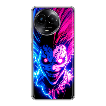 Силиконовый чехол на Realme Narzo 60x 5G с принтом Death note Тетрадь смерти