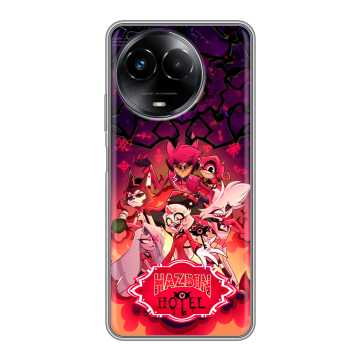 Силиконовый чехол на Realme Narzo 60x 5G с принтом Hazbin Hotel Отель Хазбин Силиконовый чехол на Realme Narzo 60x 5G с принтом Hazbin Hotel Отель Хазбин