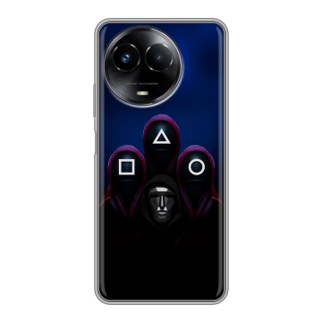 Силиконовый чехол на Realme Narzo 60x 5G с принтом Игра Кальмара