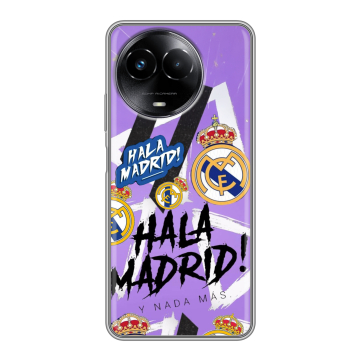 Силиконовый чехол на Realme Narzo 60x 5G с принтом Real Madrid Реал Мадрид Силиконовый чехол на Realme Narzo 60x 5G с принтом Real Madrid Реал Мадрид