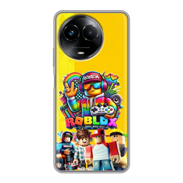 Силиконовый чехол на Realme Narzo 60x 5G с принтом Roblox Роблокс Силиконовый чехол на Realme Narzo 60x 5G с принтом Roblox Роблокс