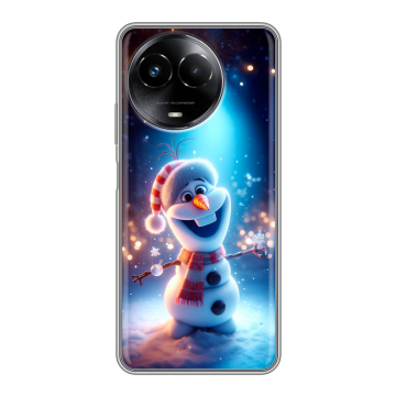 Силиконовый чехол на Realme Narzo 60x 5G с принтом Новый год
