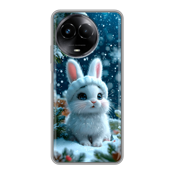 Силиконовый чехол на Realme Narzo 60x 5G с принтом Новый год