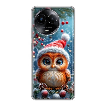 Силиконовый чехол на Realme Narzo 60x 5G с принтом Новый год Силиконовый чехол на Realme Narzo 60x 5G с принтом Новый год