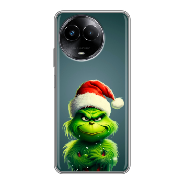 Силиконовый чехол на Realme Narzo 60x 5G с принтом Новый год Силиконовый чехол на Realme Narzo 60x 5G с принтом Новый год
