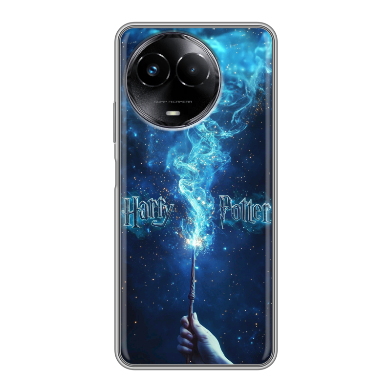 Силиконовый чехол на Realme Narzo 60x 5G с принтом Harry Potter Гарри Поттер Силиконовый чехол на Realme Narzo 60x 5G с принтом Harry Potter Гарри Поттер