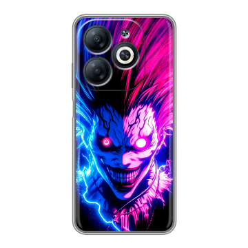 Силиконовый чехол на Infinix Smart 8 Pro с принтом Death note Тетрадь смерти