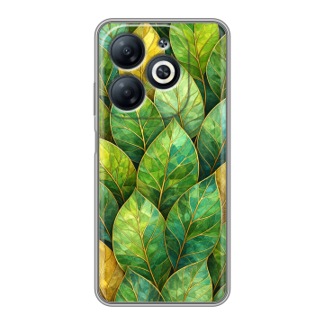 Силиконовый чехол на Infinix Smart 8 Pro с принтом женский