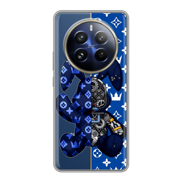 Силиконовый чехол на Realme 12 Pro с принтом Луи робот