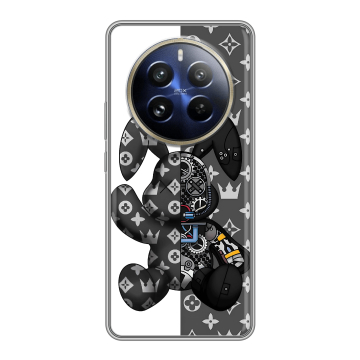 Силиконовый чехол на Realme 12 Pro с принтом Луи робот