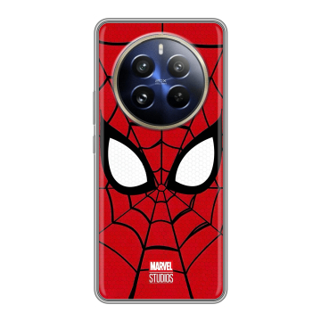 Силиконовый чехол на Realme 12 Pro с принтом человек паук spiderman Силиконовый чехол на Realme 12 Pro с принтом человек паук spiderman