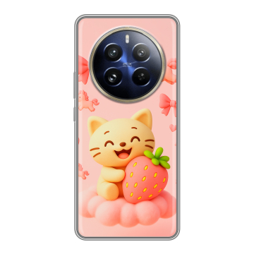 Силиконовый чехол на Realme 12 Pro с принтом для девочек