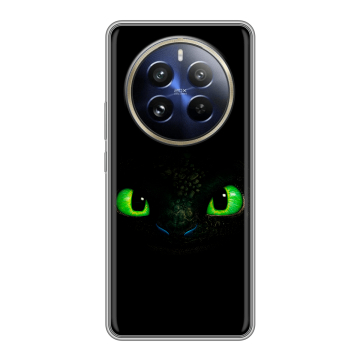 Силиконовый чехол на Realme 12 Pro с принтом Как приручить дракона