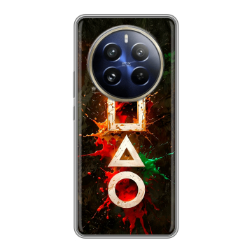 Силиконовый чехол на Realme 12 Pro с принтом Squid Game Игра кальмара Силиконовый чехол на Realme 12 Pro с принтом Squid Game Игра кальмара
