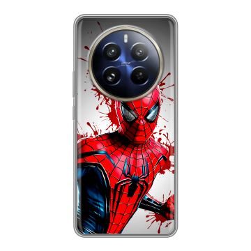 Силиконовый чехол на Realme 12 Pro с принтом Spiderman Человек паук Силиконовый чехол на Realme 12 Pro с принтом Spiderman Человек паук