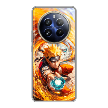 Силиконовый чехол на Realme 12 Pro с принтом Аниме Наруто Naruto