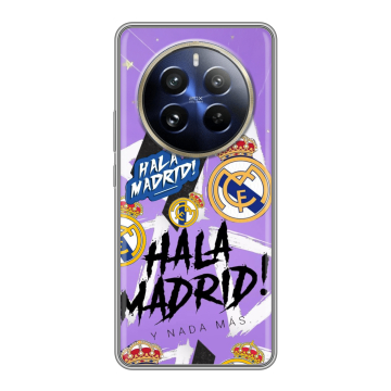 Силиконовый чехол на Realme 12 Pro с принтом Real Madrid Реал Мадрид