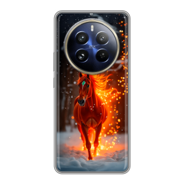 Силиконовый чехол на Realme 12 Pro с принтом Новый год Силиконовый чехол на Realme 12 Pro с принтом Новый год