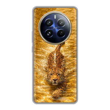 Силиконовый чехол на Realme 12 Pro с принтом женский