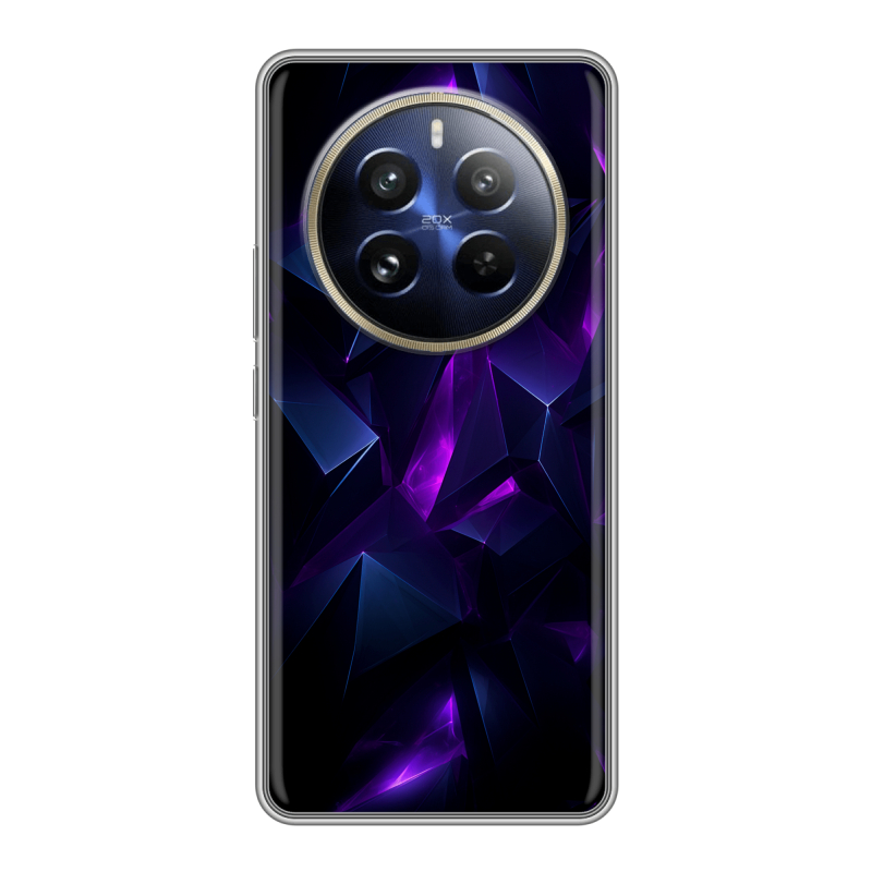 Силиконовый чехол на Realme 12 Pro с принтом Абстракиция Силиконовый чехол на Realme 12 Pro с принтом Абстракиция