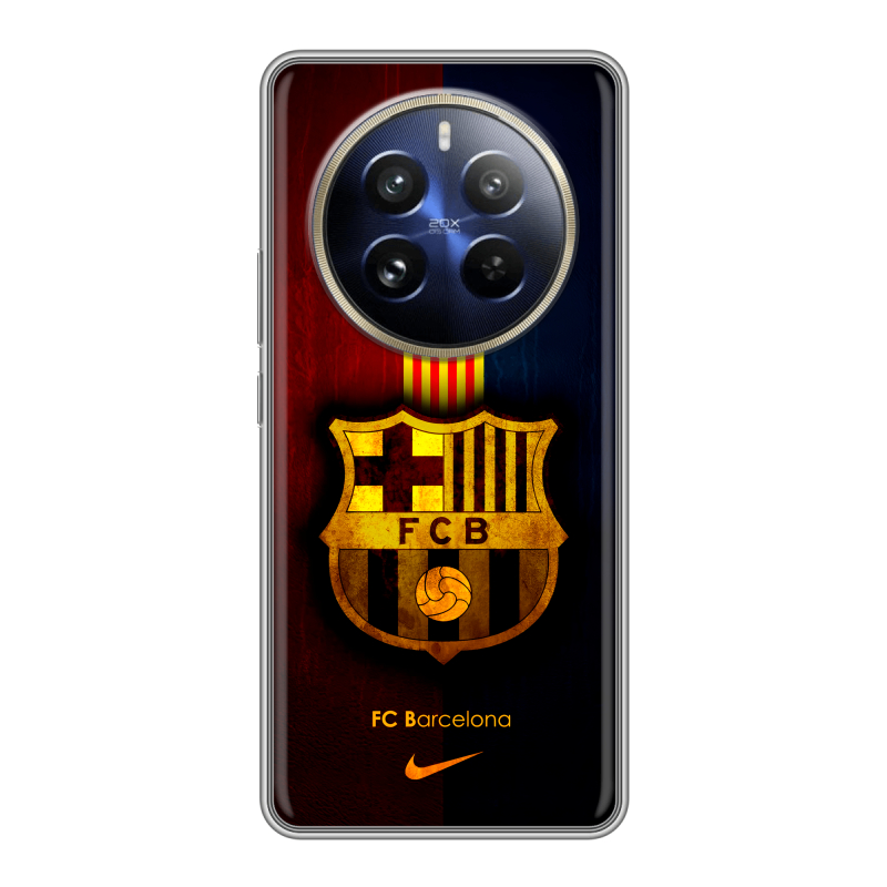 Силиконовый чехол на Realme 12 Pro с принтом Барселона Barcelona Силиконовый чехол на Realme 12 Pro с принтом Барселона Barcelona