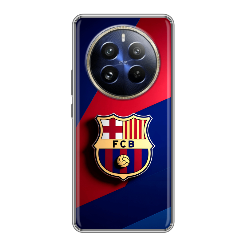 Силиконовый чехол на Realme 12 Pro с принтом Барселона Barcelona Силиконовый чехол на Realme 12 Pro с принтом Барселона Barcelona