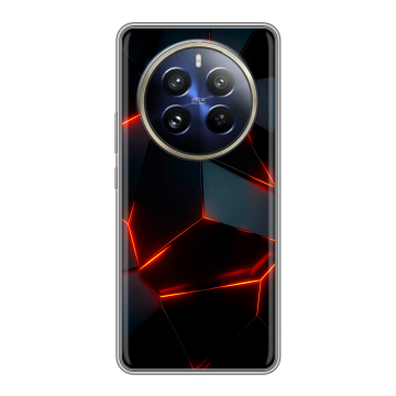 Силиконовый чехол на Realme 12 Pro Plus с принтом Яркие абстракции Силиконовый чехол на Realme 12 Pro Plus с принтом Яркие абстракции