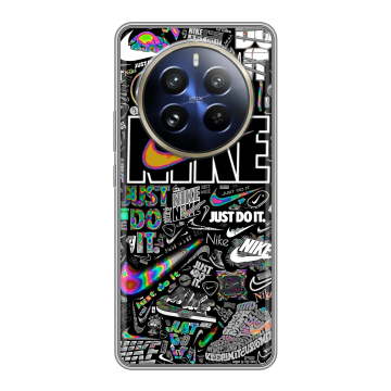 Силиконовый чехол на Realme 12 Pro Plus с принтом Найк