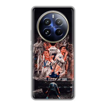 Силиконовый чехол на Realme 12 Pro Plus с принтом Реал Роналдо Real Ronaldo Силиконовый чехол на Realme 12 Pro Plus с принтом Реал Роналдо Real Ronaldo