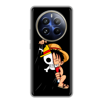 Силиконовый чехол на Realme 12 Pro Plus с принтом One Piece Ван Пис Силиконовый чехол на Realme 12 Pro Plus с принтом One Piece Ван Пис