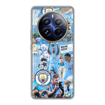Силиконовый чехол на Realme 12 Pro Plus с принтом Man City Манчестер Сити Силиконовый чехол на Realme 12 Pro Plus с принтом Man City Манчестер Сити