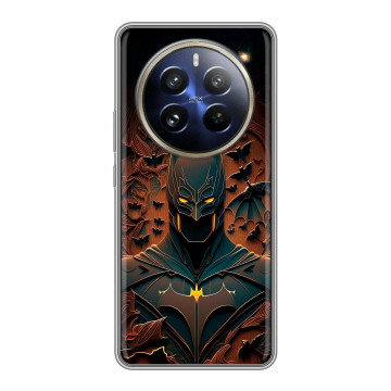 Силиконовый чехол на Realme 12 Pro Plus с принтом Batman Бэтмен Силиконовый чехол на Realme 12 Pro Plus с принтом Batman Бэтмен