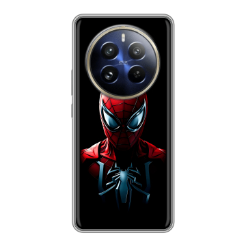 Силиконовый чехол на Realme 12 Pro Plus с принтом Spiderman Человек паук Силиконовый чехол на Realme 12 Pro Plus с принтом Spiderman Человек паук