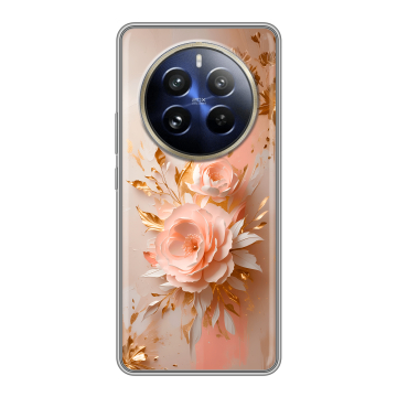 Силиконовый чехол на Realme 12 Pro Plus с принтом женский Силиконовый чехол на Realme 12 Pro Plus с принтом женский