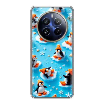 Силиконовый чехол на Realme 12 Pro Plus с принтом Новый год Силиконовый чехол на Realme 12 Pro Plus с принтом Новый год
