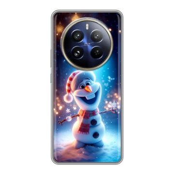Силиконовый чехол на Realme 12 Pro Plus с принтом Новый год Силиконовый чехол на Realme 12 Pro Plus с принтом Новый год