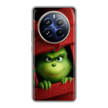 Силиконовый чехол на Realme 12 Pro Plus с принтом Новый год Силиконовый чехол на Realme 12 Pro Plus с принтом Новый год
