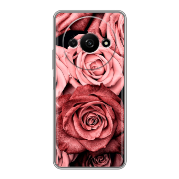 Силиконовый чехол на Xiaomi RedMi A3 с принтом Цветы розы Силиконовый чехол на Xiaomi RedMi A3 с принтом Цветы розы