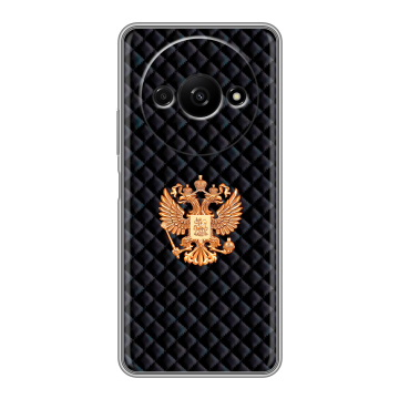 Силиконовый чехол на Xiaomi RedMi A3 с принтом Герб России принт Силиконовый чехол на Xiaomi RedMi A3 с принтом Герб России принт
