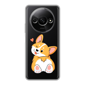 Силиконовый чехол на Xiaomi RedMi A3 с принтом Корги